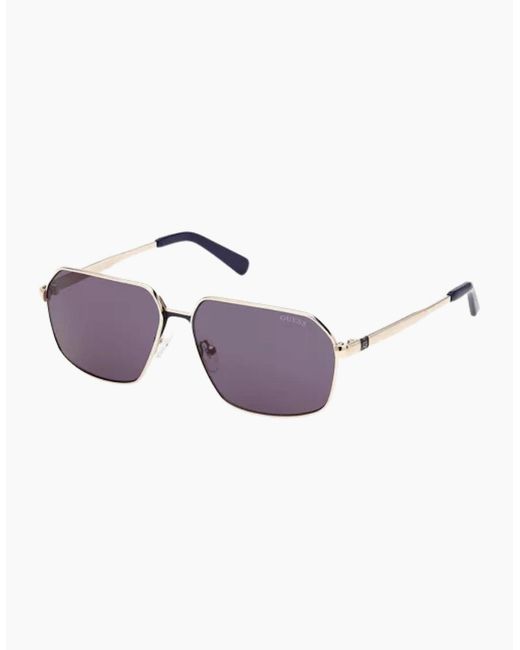 Guess Purple Lens Sunglasses for men