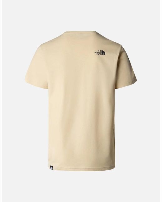 The North Face Natural Simple Dome T-Shirt Gravel for men