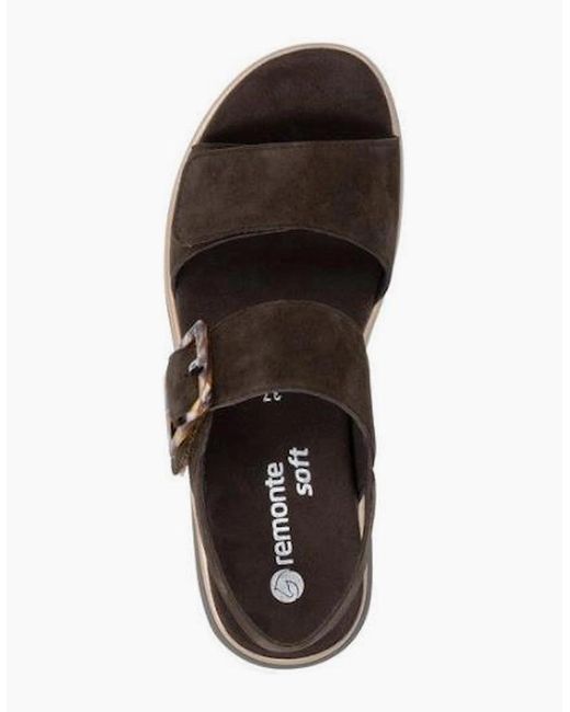 Remonte Black Ladies Sandals D1J62-25