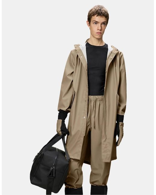 Rains Green Fishtail Parka