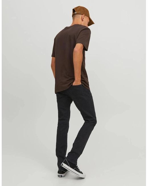 Jack & Jones White Glenn Original 356 Slim Fit Jeans for men