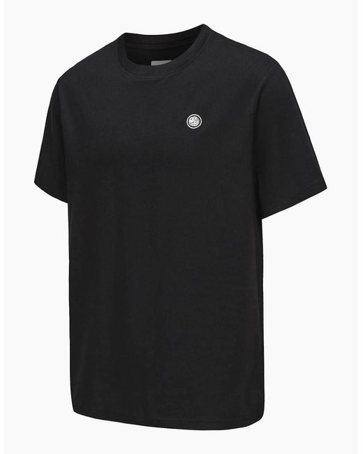 Pretty Green Black Regular Fit Crew Neck T-Shirt for men