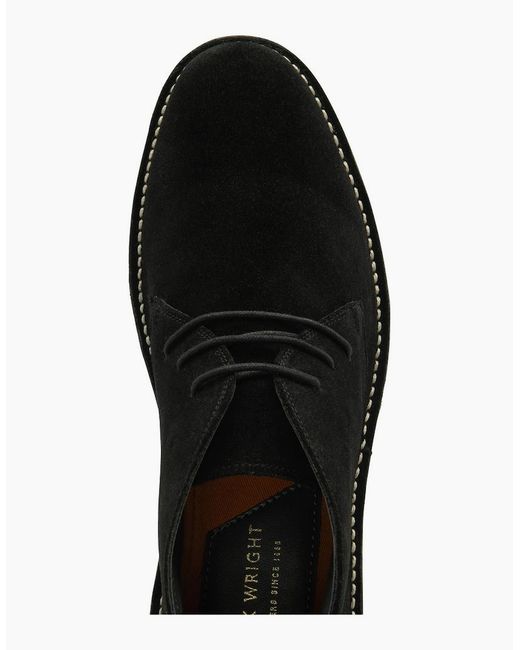 Frank Wright Black Edwin Desert Boots for men
