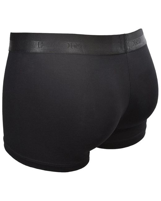 Hom Black Classic Cotton Modal Boxer Brief for men