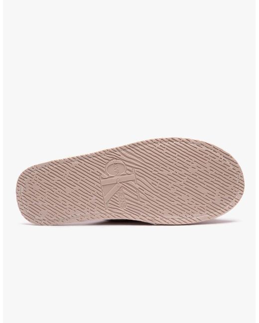 Calvin Klein Pink Hotel Slipper Mules Taupe for men