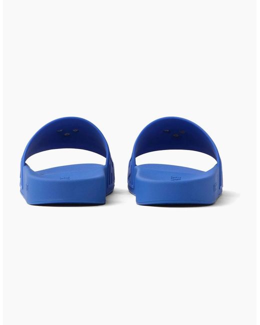 Versace Blue Medusa Sliders for men