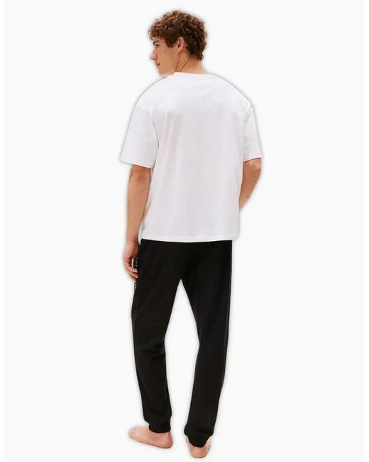 Tommy Hilfiger White Th Original T-Shirt, Optic for men