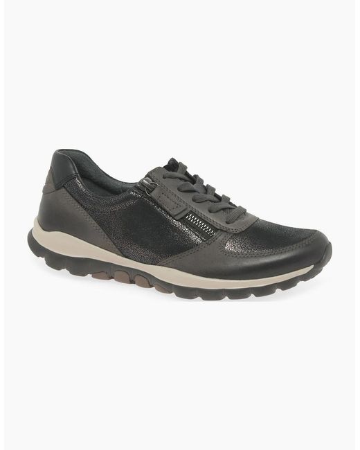 Gabor Blue Fantastic Casual Sports Trainers
