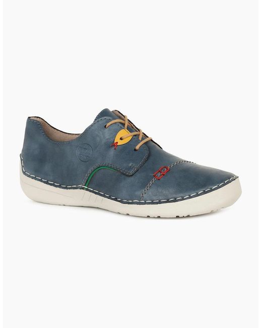 Rieker Blue Content Shoes