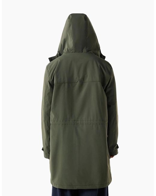 Hunter Green Lightweight Waterproof Rain Parkas for men