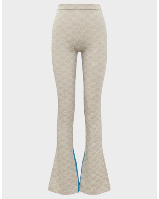 Off-White c/o Virgil Abloh Natural Monogram Split Leggings
