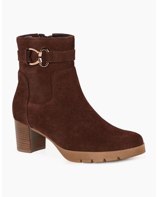 Gabor Brown Emilia Ankle Boots