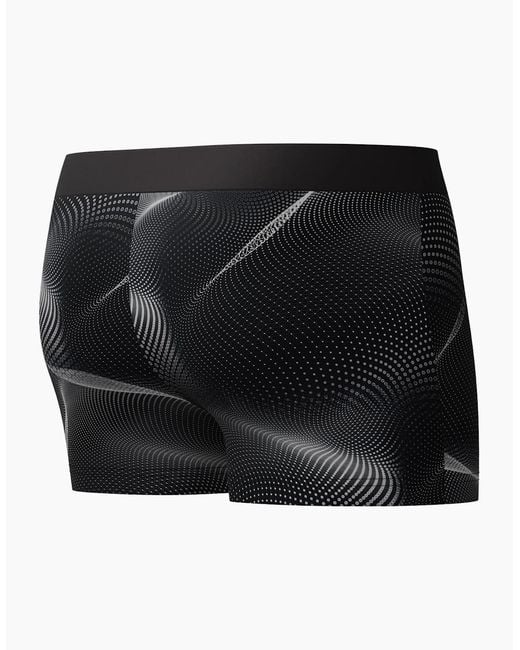 Speedo Black Valmilton Dotted All-Over Print Swim Shorts for men