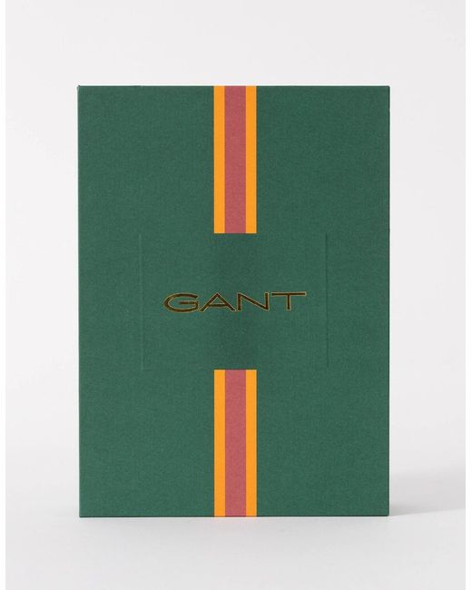Gant Gray Essential Beanie & Gloves Set for men