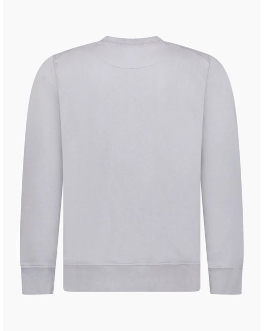 Stone Island Gray Institutional One Print Sweatshirt for men