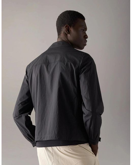 Moose Knuckles Black Topflight Overshirt for men