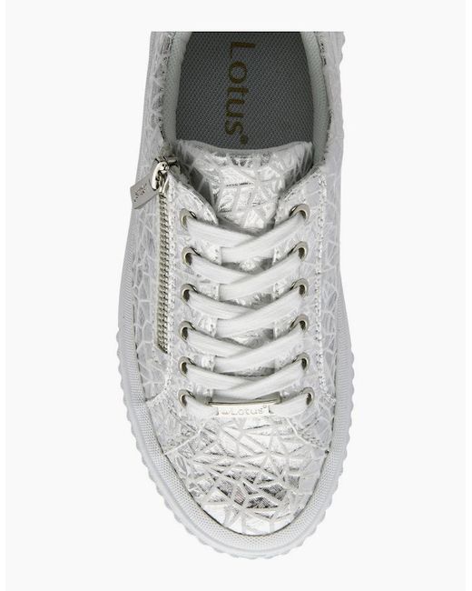 Lotus White Alexa Trainers