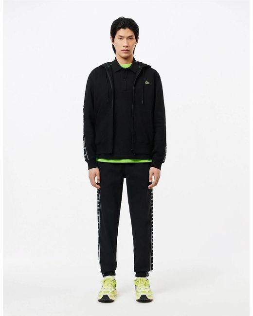 Lacoste Black Tsuit Trousers for men