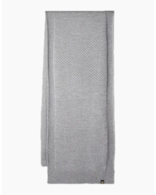 Belstaff Gray Sternway Scarf Medium Heather for men