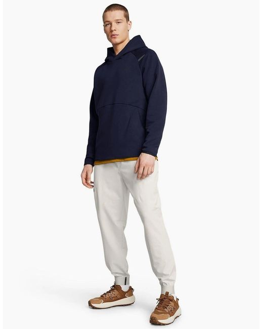 Under Armour Blue Armour Ua Unstoppable Fleece Hoody Eu Hoody for men