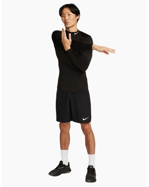 Nike Black Pro Long-Sleeved Base Layer Top for men