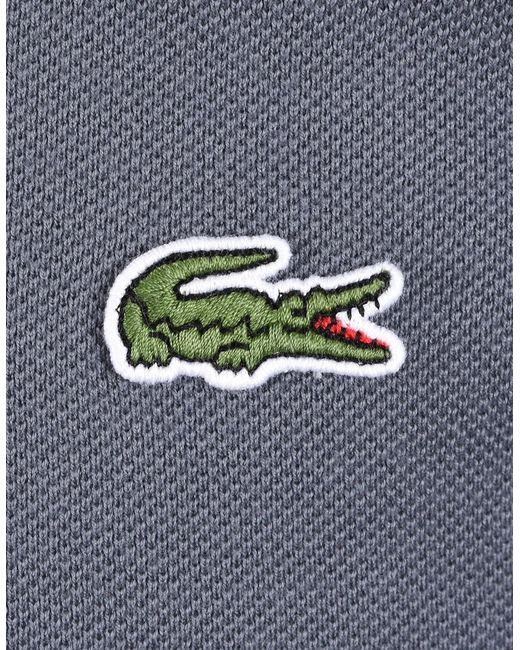 Lacoste Blue L.12.12 Pique Cotton Polo Shirt for men