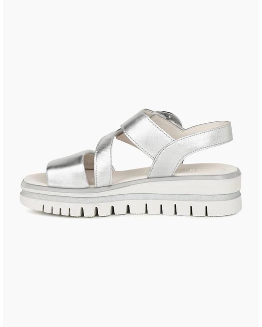 Gabor Metallic Amarillo Sandals