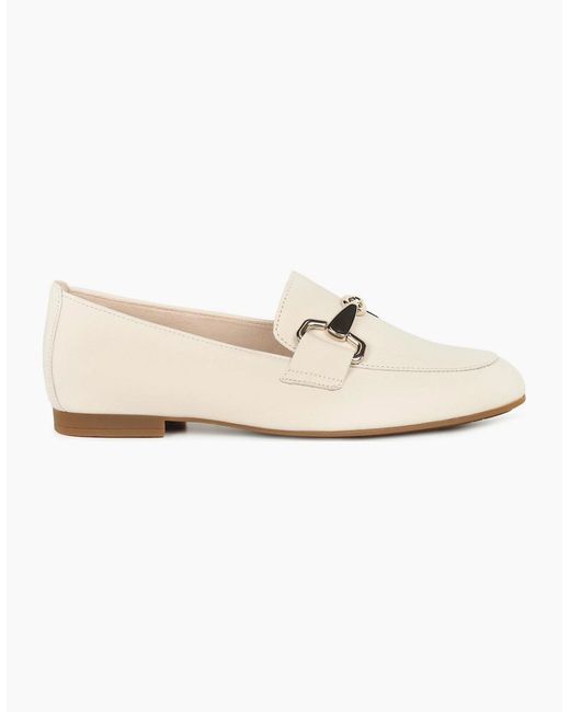 Gabor White Jangle Loafers