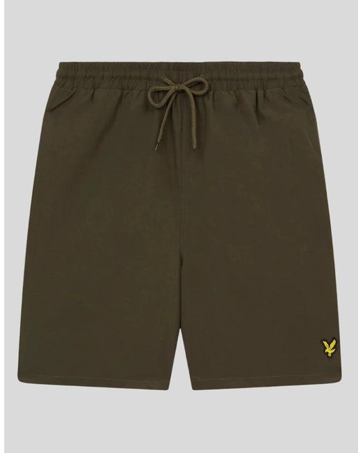 Lyle & Scott Black Plain Swim Shorts for men