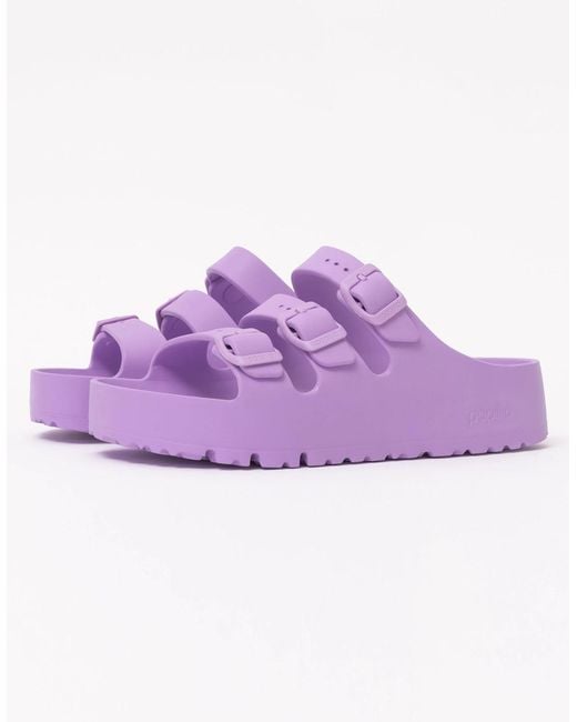 Birkenstock Purple Papillio Florida Eva Platform Sandals
