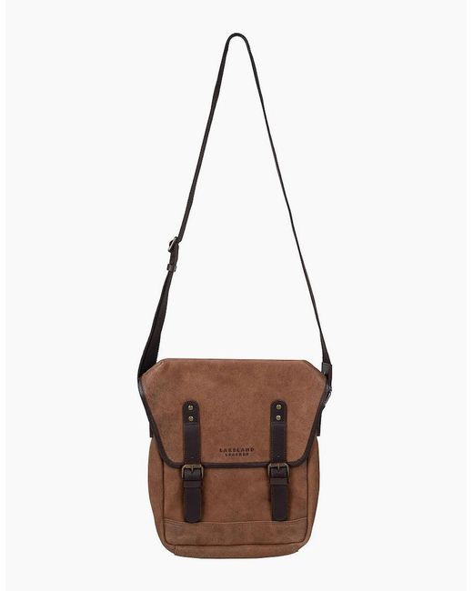 Lakeland Leather Brown Hawksdale Reporter Bag