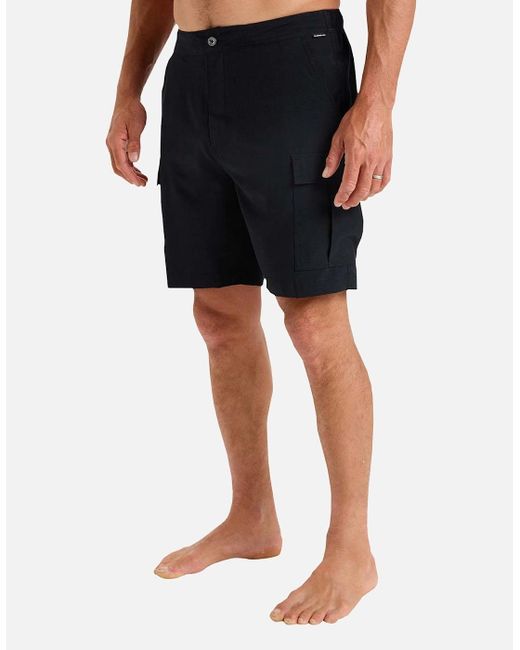 Quiksilver Black Half Jam Cargo 19" Cargo Shorts for men