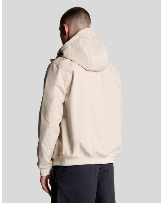 Lyle & Scott Natural Mesh Lined Softshell Jacket for men