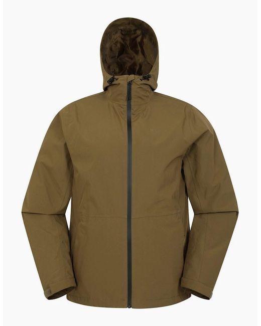 Mountain Warehouse Green Covert Waterproof Jacket for men
