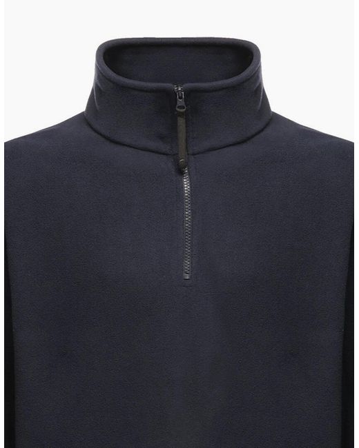 Regatta Blue Thor Overhead Anti-Pill Fleece Top for men