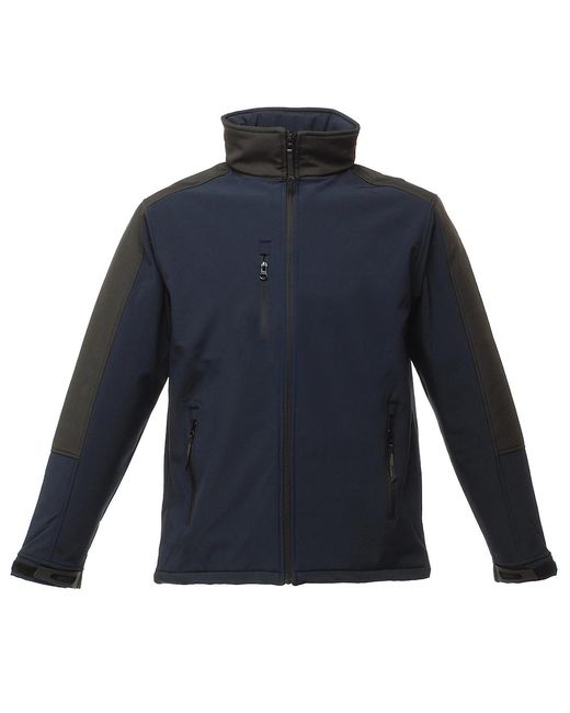 Regatta Blue Hydroforce 3-Layer Softshell Jacket (Wind Resistant, Water Repellent & Breathable) for men