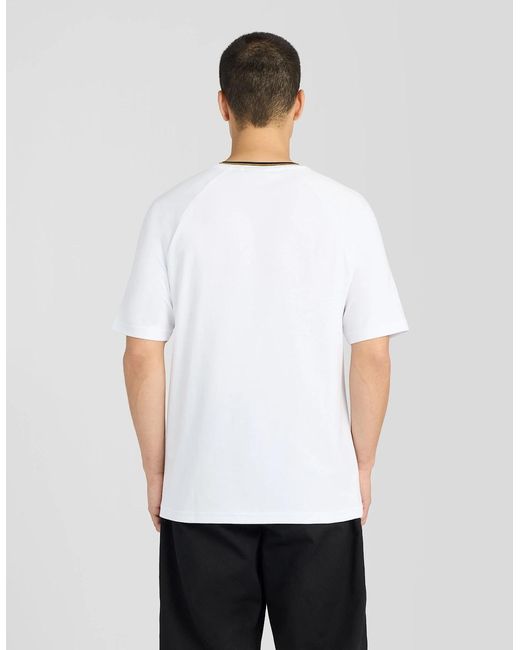 Lyle & Scott White Tipped Track T-Shirt for men