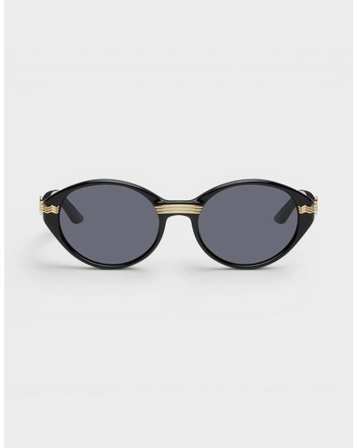 Casablanca Blue Acetate Cannes Sunglasses