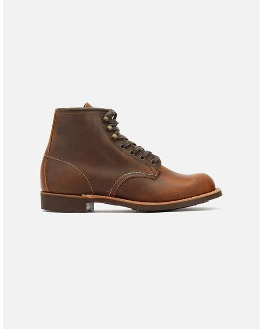 Red Wing Brown Blacksmith Copper Boots for men
