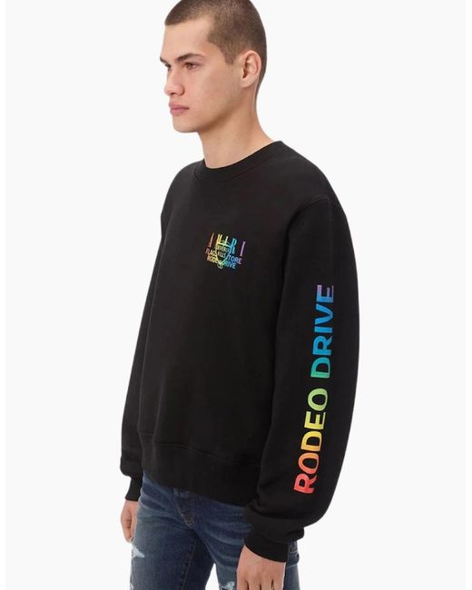 Amiri Black Xo Beverly Hills Crewneck Jumper for men