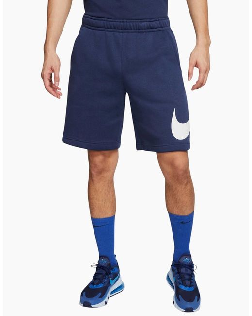 Nike Blue Shorts Terry Summer Comfort Half Pants for men