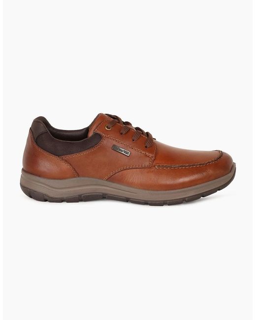 Rieker Brown Helm Shoes for men