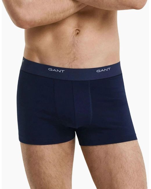 Gant Red 3-Pack Core Logo Boxer Trunks for men