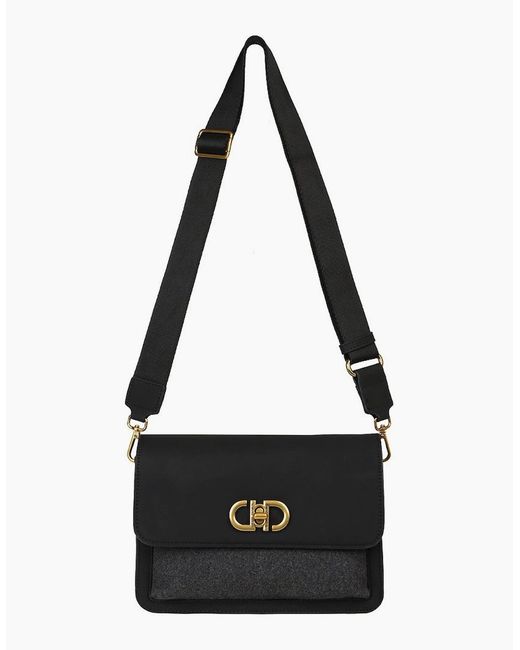 David Jones Black Chartres Shoulder Bag