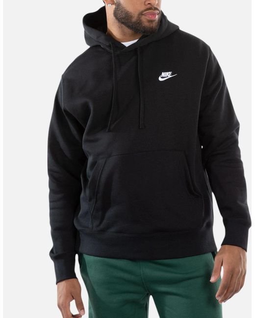 nike foundation overhead hoodie black