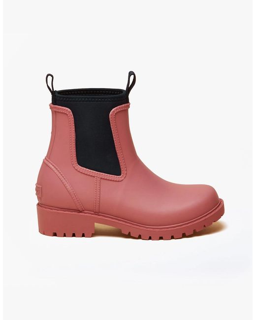 Joules Red Oakfield Wellingtons