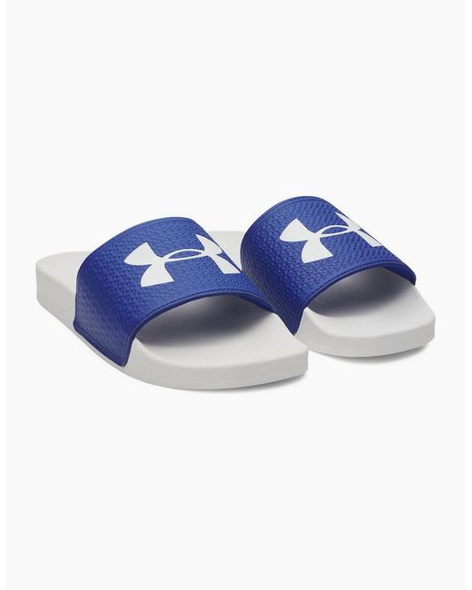 Under Armour Blue Armr Slide for men