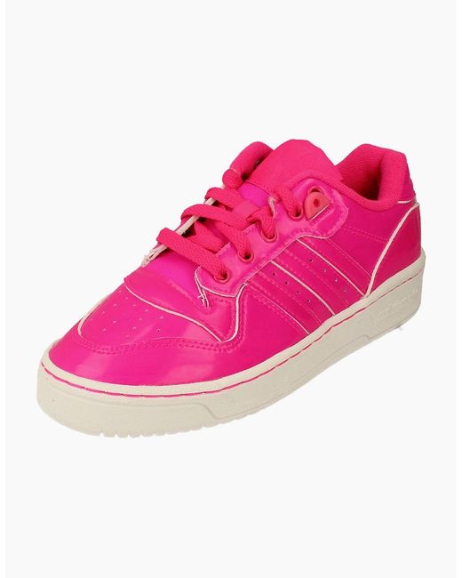 Adidas Pink Originals Rivalry Low Trainers Sneakers Eh2186