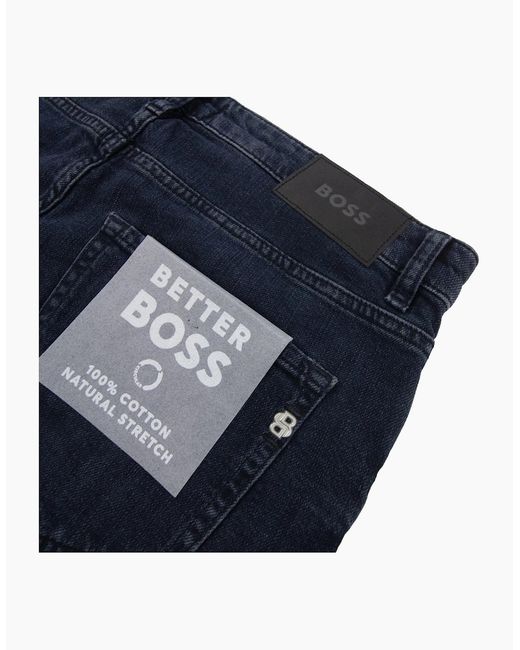 Boss Blue H Delaware Comfort Stretch Jean Dark 408 for men