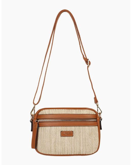 David Jones White Mango Messenger Bag